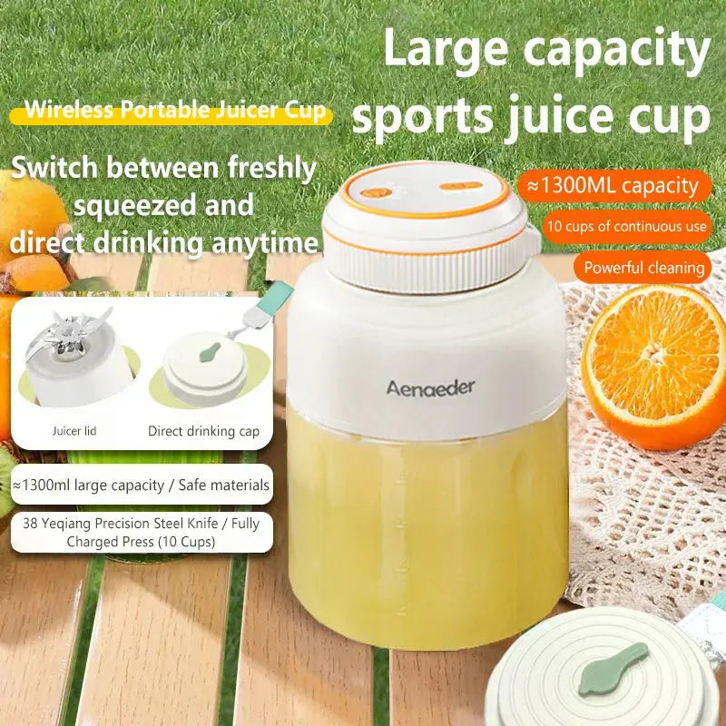 JuiceGo™ Portable Blender 🍓⚡ — Fresh Juice Anywhere Anytime Super Factory Home Appliance Dropshipping Store
