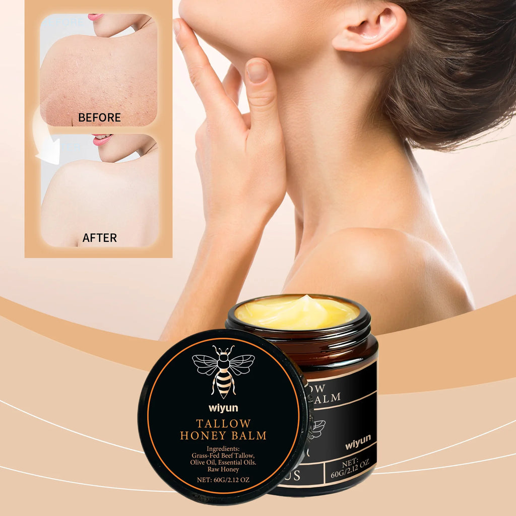 Tallow Honey Cream Glow Hydrating Skin Improve Elasticity Soft Bleaching Improve Dullness Firming Face Body Moisturizer Lotion Essential Avenue