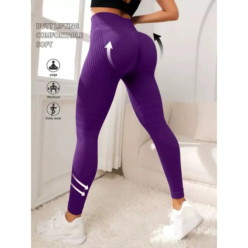 Slimove Cellulite 3D Leggings, High Waisted Butt Lifting Tummy Training Control, Anti Cellulite Legging for Gym Workout Essential Avenue