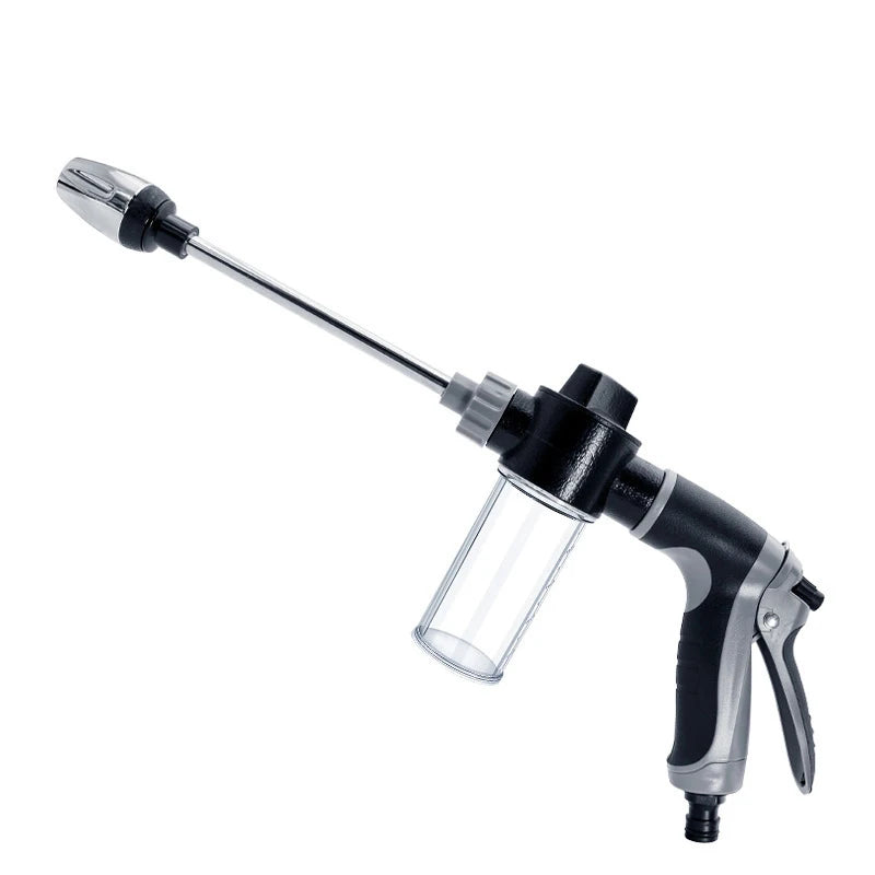 Portable High-Pressure Water Gun Adjustable Metal Cleaning Car Wash Machine Garden Watering Hose Nozzle Sprinkler Foam Water Gun Essential Avenue