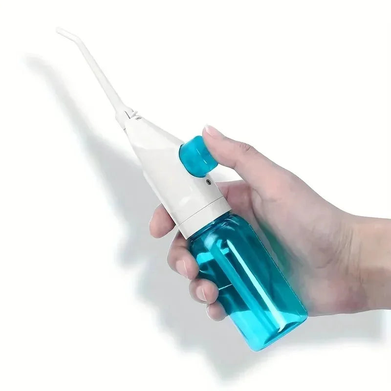 1PC Toothpick Style Portable Manual Water Flosser High-Pressure Oral Irrigator for Deep Cleaning of Gums And Teeth Care Essential Avenue